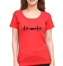 Load image into Gallery viewer, Trumpet Love T-Shirt for Women-Red-Ektarfa.online
