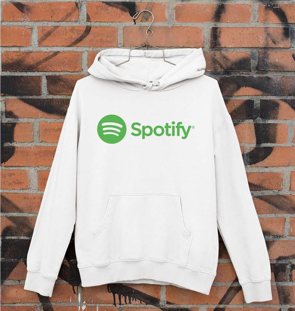 Spotify Unisex Hoodie for Men/Women-White-Ektarfa.online