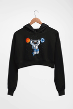 Load image into Gallery viewer, Gym Crop HOODIE FOR WOMEN-Black-Ektarfa.online
