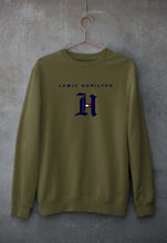 Load image into Gallery viewer, Lewis Hamilton F1 Unisex Sweatshirt for Men/Women-S(40 Inches)-Olive Green-Ektarfa.online
