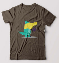 Load image into Gallery viewer, Crocodile T-Shirt for Men-Olive Green-Ektarfa.online
