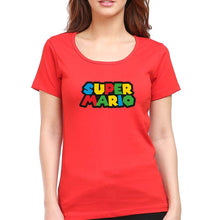 Load image into Gallery viewer, Super Mario T-Shirt for Women-Red-Ektarfa.online
