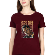 Load image into Gallery viewer, Travis Scott T-Shirt for Women-XS(32 Inches)-Maroon-Ektarfa.online
