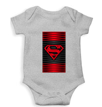 Load image into Gallery viewer, Superman Superhero Kids Romper For Baby Boy/Girl-0-5 Months(18 Inches)-Grey-Ektarfa.online
