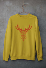 Load image into Gallery viewer, Deer Unisex Sweatshirt for Men/Women-Mustard yellow-Ektarfa.online
