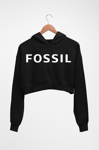 Fossil Crop HOODIE FOR WOMEN-Black-Ektarfa.online