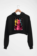 Load image into Gallery viewer, Shawn Michaels - Heartbreak Kid (HBK) (WWE) Crop HOODIE FOR WOMEN-Black-Ektarfa.online
