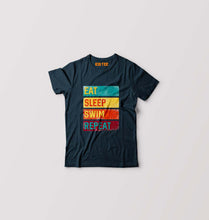 Load image into Gallery viewer, Swimming T-Shirt for Boy/Girl-Petrol Blue-Ektarfa.online
