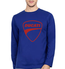 Load image into Gallery viewer, Ducati Full Sleeves T-Shirt for Men-Royal Blue-Ektarfa.online
