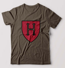 Load image into Gallery viewer, Harvard T-Shirt for Men-Olive Green-Ektarfa.online
