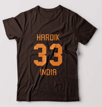 Load image into Gallery viewer, Hardik Pandya winner dinner T-Shirt for Men-Coffee Brown-Ektarfa.online
