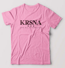 Load image into Gallery viewer, Krsna T-Shirt for Men-Light Baby Pink-Ektarfa.online

