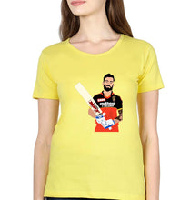 Load image into Gallery viewer, Virat Kohli T-Shirt for Women-Yellow-Ektarfa.online
