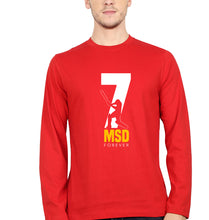 Load image into Gallery viewer, MS Dhoni (MSD) Full Sleeves T-Shirt for Men-RED-Ektarfa.online
