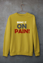 Load image into Gallery viewer, Gym Pain Unisex Sweatshirt for Men/Women-Mustard Yellow-Ektarfa.online
