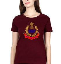Load image into Gallery viewer, BSF Army T-Shirt for Women-Maroon-Ektarfa.online
