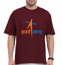 Load image into Gallery viewer, Isro Oversized T-Shirt for Men-Maroon-Ektarfa.online
