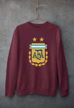 Load image into Gallery viewer, Argentina Football Unisex Sweatshirt for Men/Women-S(40 Inches)-Maroon-Ektarfa.online

