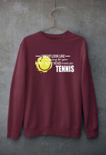 Load image into Gallery viewer, Tennis Unisex Sweatshirt for Men/Women-Maroon-Ektarfa.online
