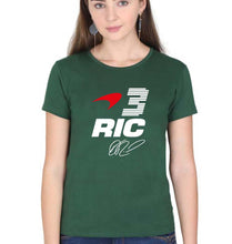 Load image into Gallery viewer, Daniel Ricciardo T-Shirt for Women-Dark Green-Ektarfa.online
