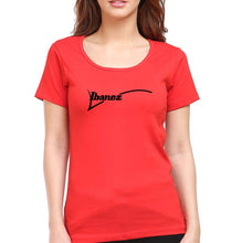 Load image into Gallery viewer, Ibanez Guitar T-Shirt for Women-Red-Ektarfa.online
