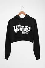 Load image into Gallery viewer, The Venture Bros Crop HOODIE FOR WOMEN-Black-Ektarfa.online

