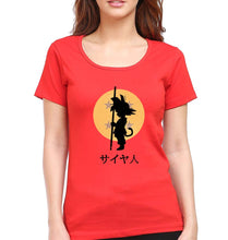 Load image into Gallery viewer, Dragon Ball Goku T-Shirt for Women-Red-Ektarfa.online
