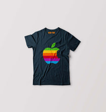 Load image into Gallery viewer, Steve Jobs Apple Kids T-Shirt for Boy/Girl-Petrol Blue-Ektarfa.online
