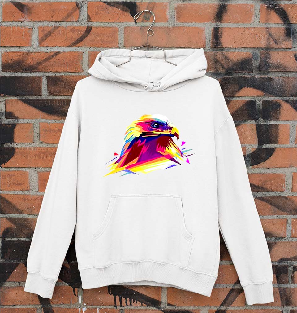 Eagle Unisex Hoodie for Men/Women-White-Ektarfa.online