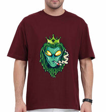 Load image into Gallery viewer, Weed Monster Oversized T-Shirt for Men-Maroon-Ektarfa.online
