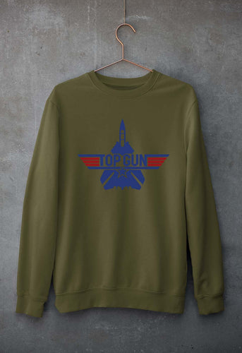 Top Gun Unisex Sweatshirt for Men/Women-Olive Green-Ektarfa.online