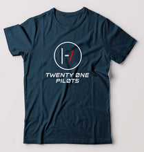 Load image into Gallery viewer, Twenty one pilots T-Shirt for Men-Petrol Blue-Ektarfa.online
