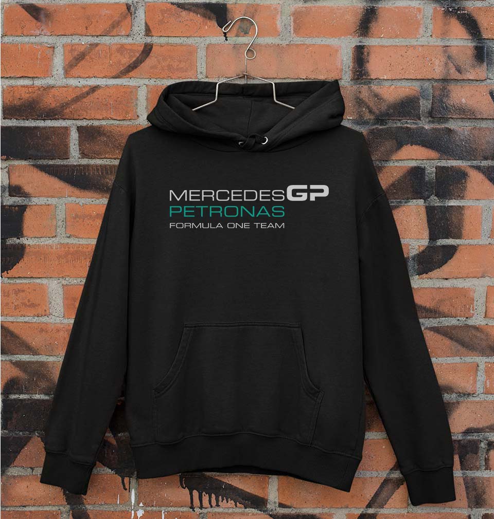 Mercedes GP Petronas F1 Unisex Hoodie for Men/Women-S(40 Inches)-Black-Ektarfa.online