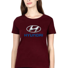 Load image into Gallery viewer, Hyundai T-Shirt for Women-Maroon-Ektarfa.online
