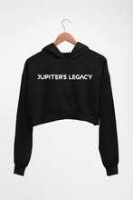 Load image into Gallery viewer, Jupiter&#39;s Legacy Crop HOODIE FOR WOMEN-Black-Ektarfa.online
