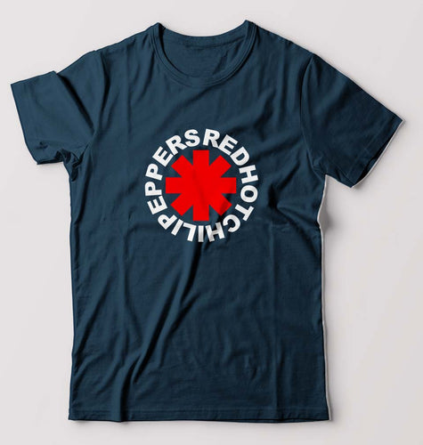 Red Hot Chili Peppers T-Shirt for Men-Petrol Blue-Ektarfa.online