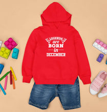 Load image into Gallery viewer, Legends are Born in December Kids Hoodie for Boy/Girl-0-1 Year(22 Inches)-Red-Ektarfa.online
