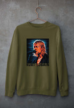 Load image into Gallery viewer, Kurt Cobain Unisex Sweatshirt for Men/Women-Olive Green-Ektarfa.online
