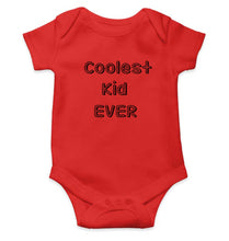 Load image into Gallery viewer, Coolest Kid Ever Kids Romper For Baby Boy/Girl-0-5 Months(18 Inches)-Red-Ektarfa.online
