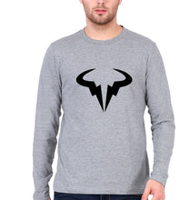 Load image into Gallery viewer, Rafael Nadal (RAFA) Full Sleeves T-Shirt for Men-Grey Melange-Ektarfa.online
