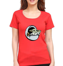 Load image into Gallery viewer, Yoda Star Wars T-Shirt for Women-Red-Ektarfa.online
