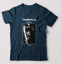 Load image into Gallery viewer, The Weeknd Trilogy T-Shirt for Men-Petrol Blue-Ektarfa.online
