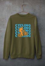 Load image into Gallery viewer, Cycling Unisex Sweatshirt for Men/Women-Olive Green-Ektarfa.online
