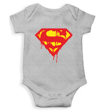 Load image into Gallery viewer, Superman Kids Romper Kids Romper For Baby Boy/Girl-0-5 Months(18 Inches)-Grey-Ektarfa.online
