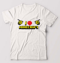 Load image into Gallery viewer, Love Minecraft T-Shirt for Men-White-Ektarfa.online
