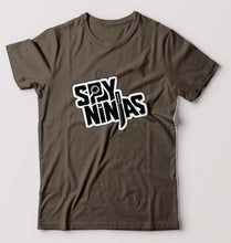 Load image into Gallery viewer, Spy Ninja T-Shirt for Men-Olive Green-Ektarfa.online

