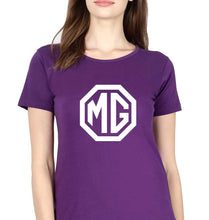 Load image into Gallery viewer, Morris Garages(MG) T-Shirt for Women-Purple-Ektarfa.online
