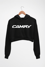 Load image into Gallery viewer, Camry Crop HOODIE FOR WOMEN-Black-Ektarfa.online
