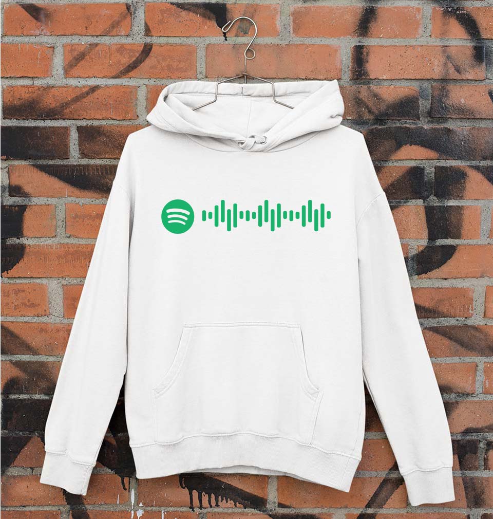 Spotify Unisex Hoodie for Men/Women-White-Ektarfa.online