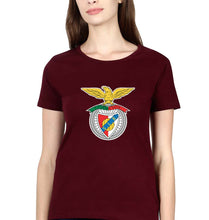 Load image into Gallery viewer, Benfica T-Shirt for Women-Maroon-Ektarfa.online
